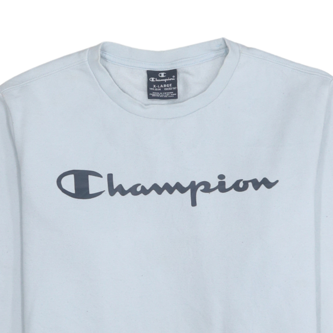 Champion Girls White Logo Pullover Sweatshirt 13-14 Years