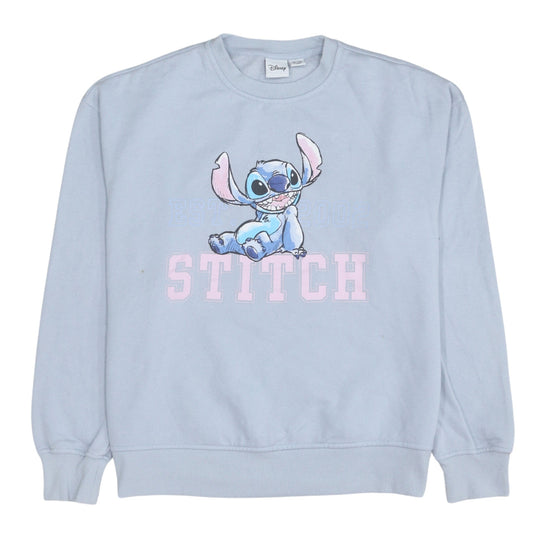 Disney x Primark Women’s Blue Stitch Sweatshirt UK 10/12