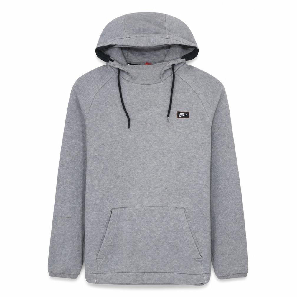 Nike Men's Grey Pullover Hoodie Small Regular Fit Sportswear
