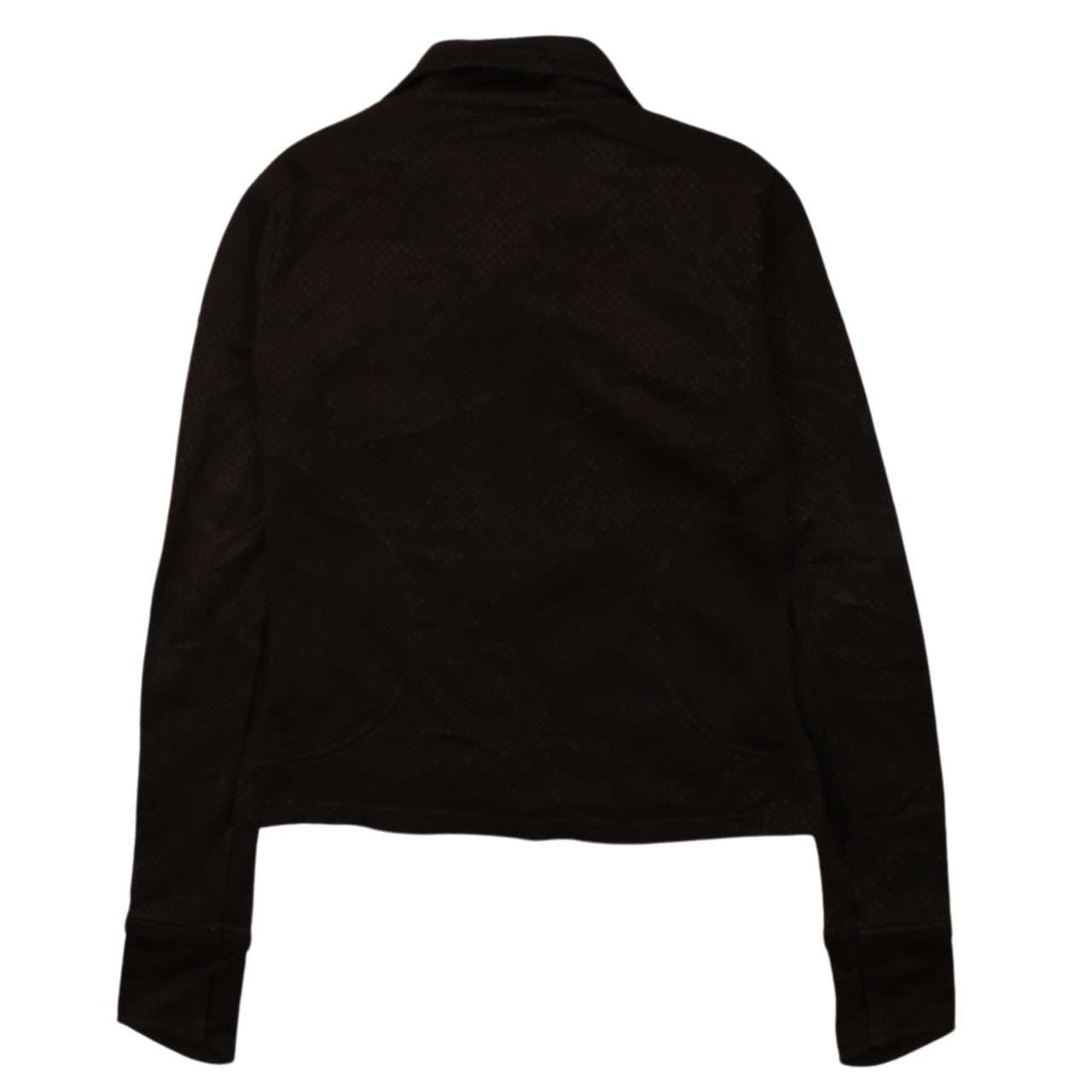 Puma Women Black Size 8 Track Jacket Full Zip Lightweight