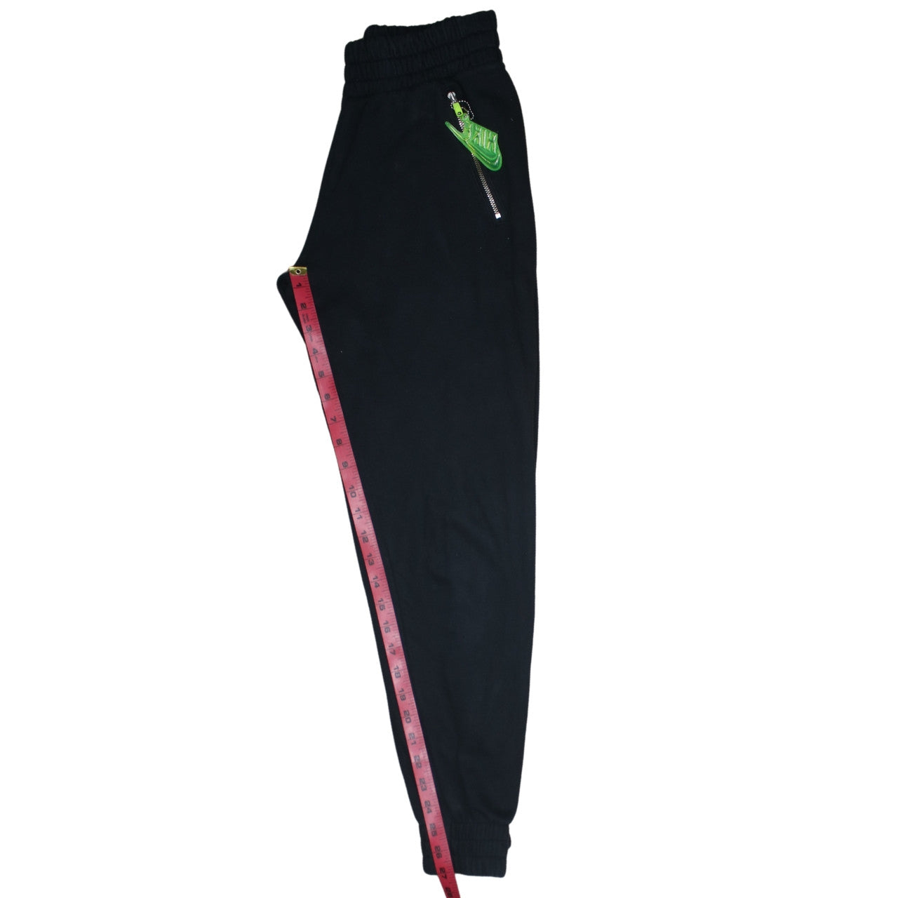 Nike Men's Black XS Jogger Sweatpants with Neon Details