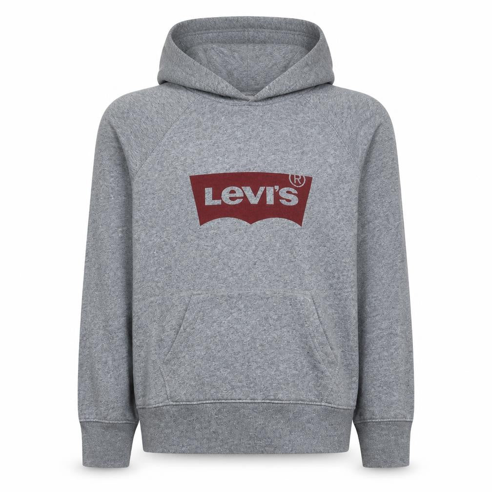 Levi's Men's Grey Pullover Hoodie XS Logo Graphic Fleece Sweatshirt