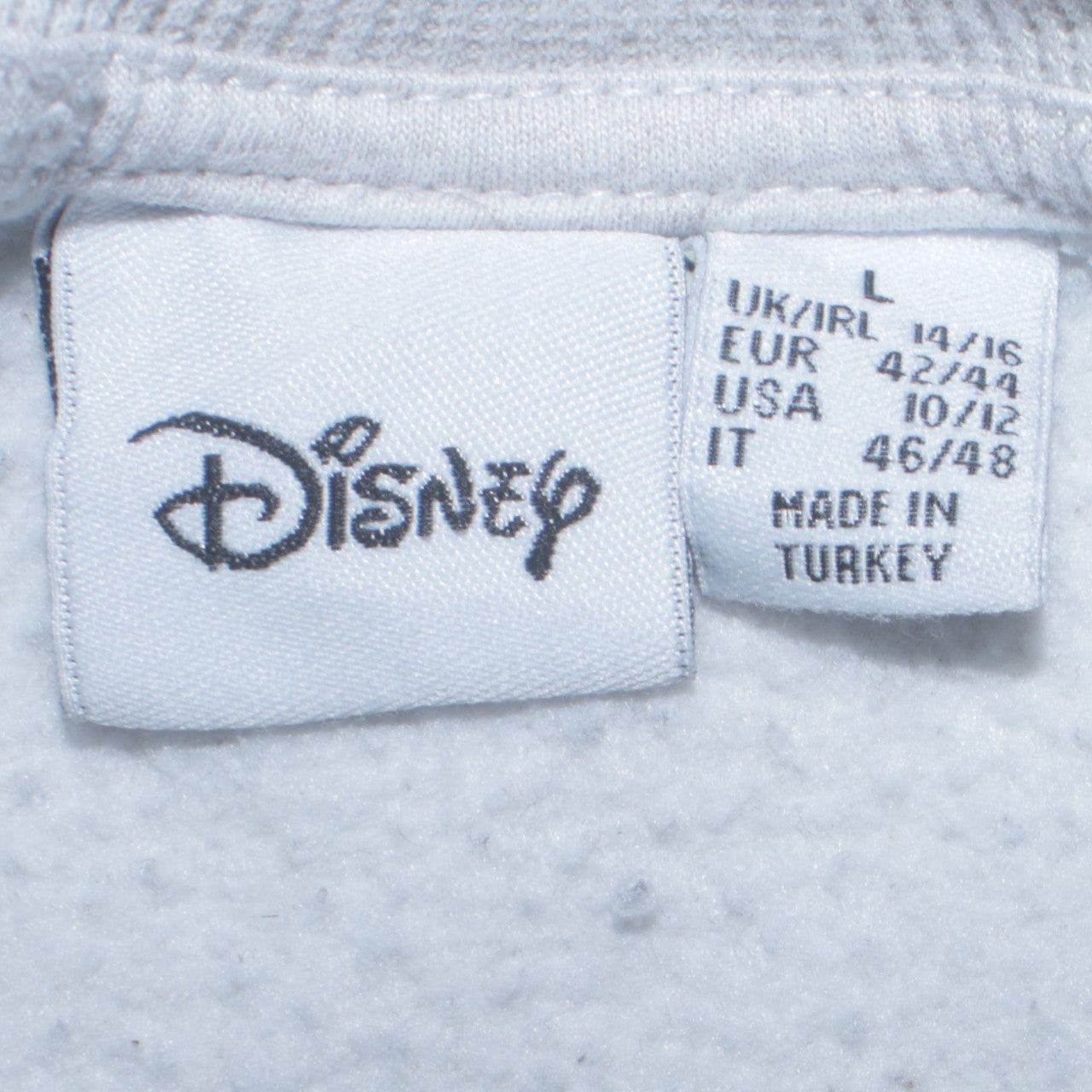 Disney Women Grey Minnie Mouse Sweatshirt L Relaxed Fit