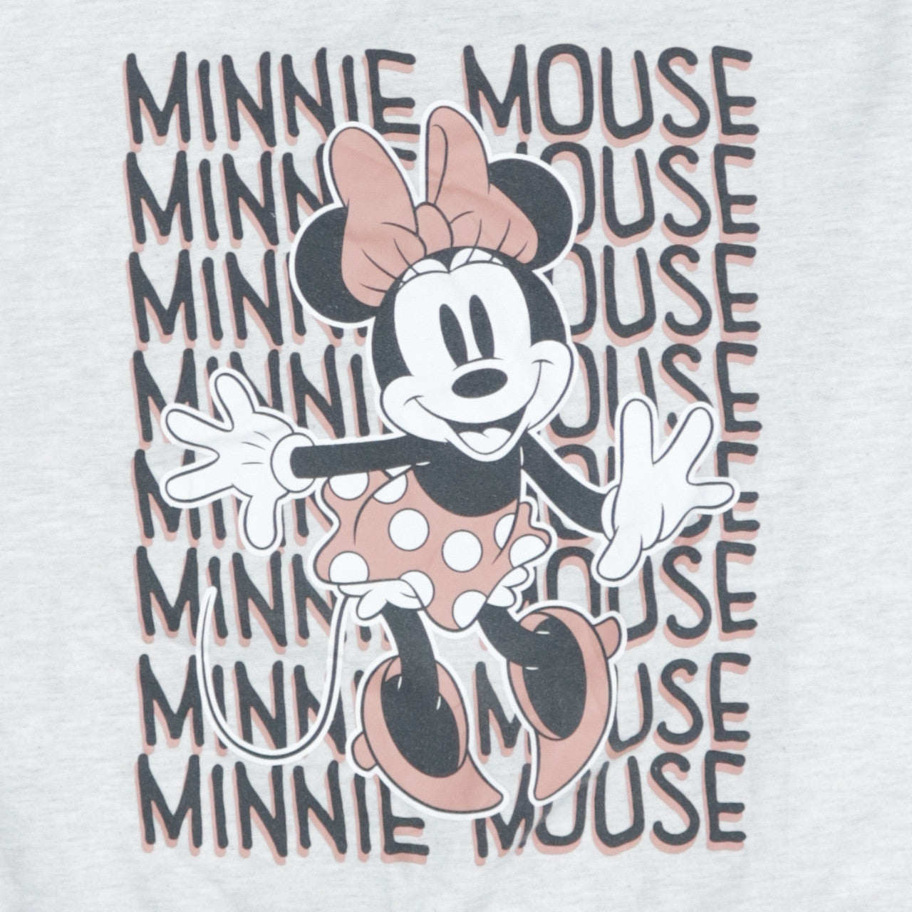 Disney Women Grey Minnie Mouse Sweatshirt L Relaxed Fit