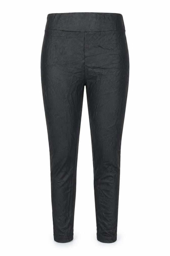 Next Petite Black High Rise Viscose Blend Ankle Leggings UK 6