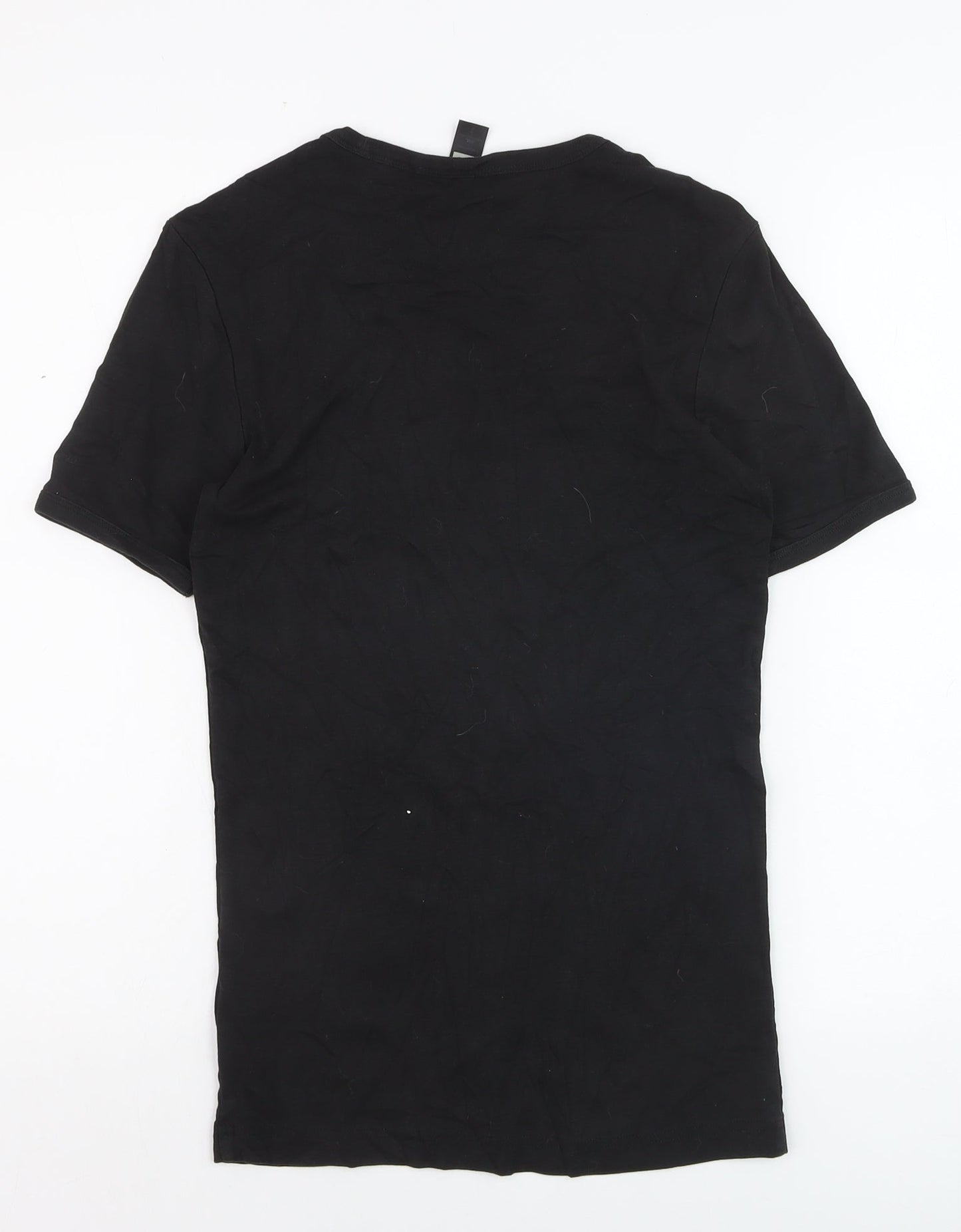G-Star RAW Men's Black Slim Fit Cotton Crew Neck T-Shirt Size S