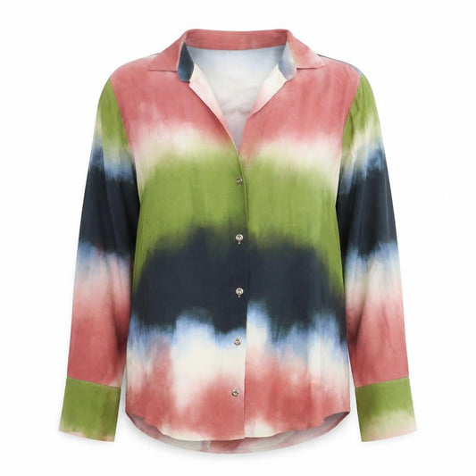Zara Womens Multicoloured XS Button-Up Long Sleeve Shirt