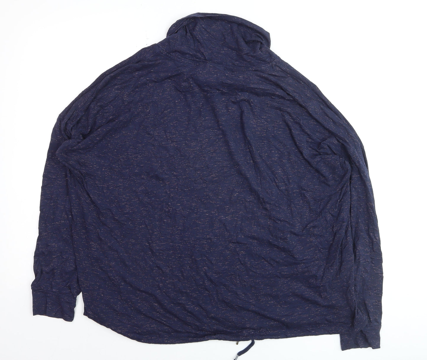 Marks and Spencer Women's Blue Long Sleeve Roll Neck Activewear Top Size 20