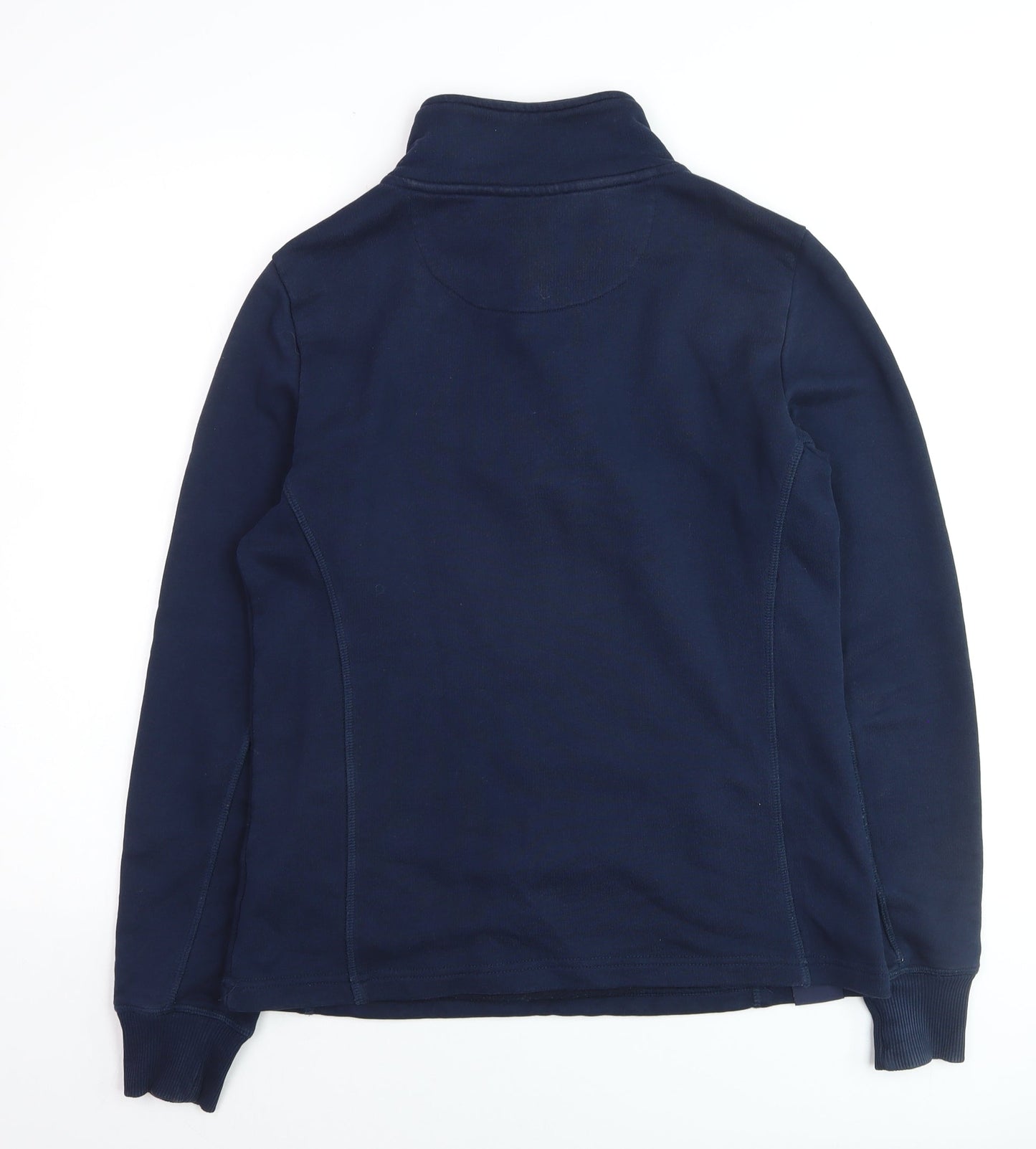 Help for Heroes Womens Navy 1/2 Zip Sweatshirt Size 10 Cotton Blend