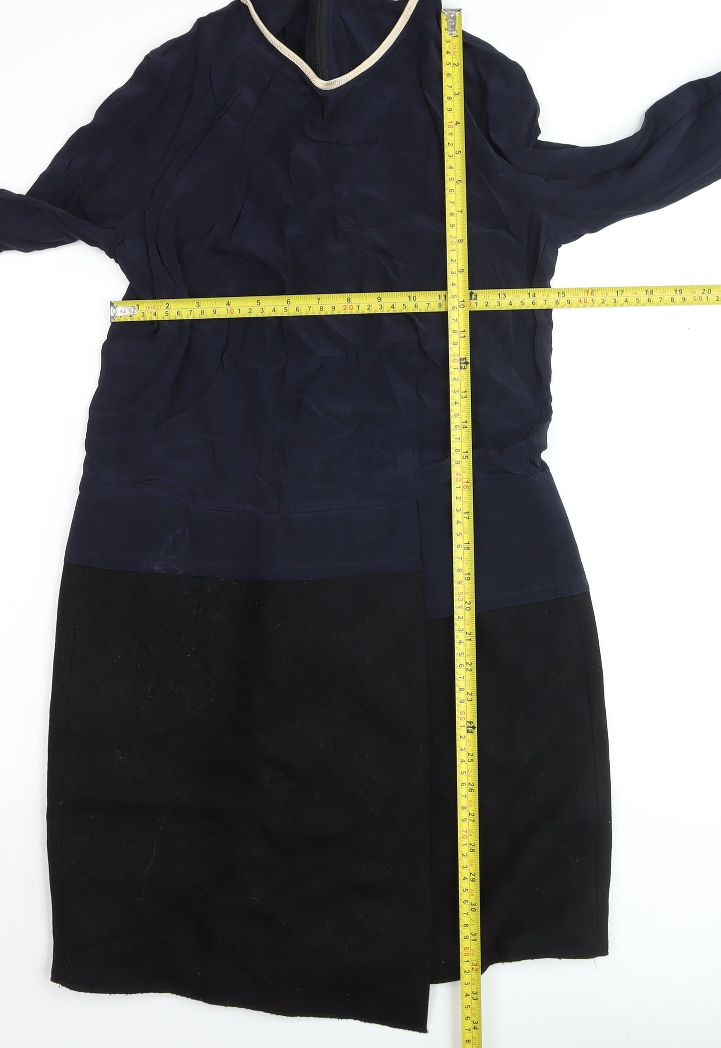 Nicole Farhi Women’s Multicolour Knee Length Shift Dress Size 12