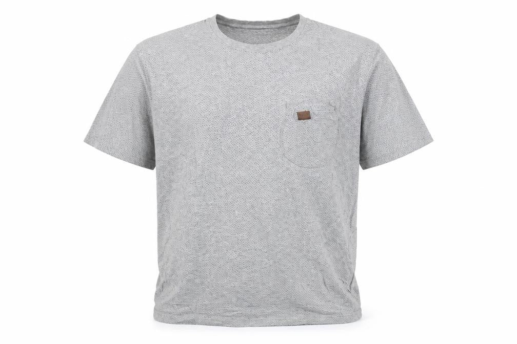 Marshall Artist Men's Grey Cotton Crew Neck T-Shirt Medium