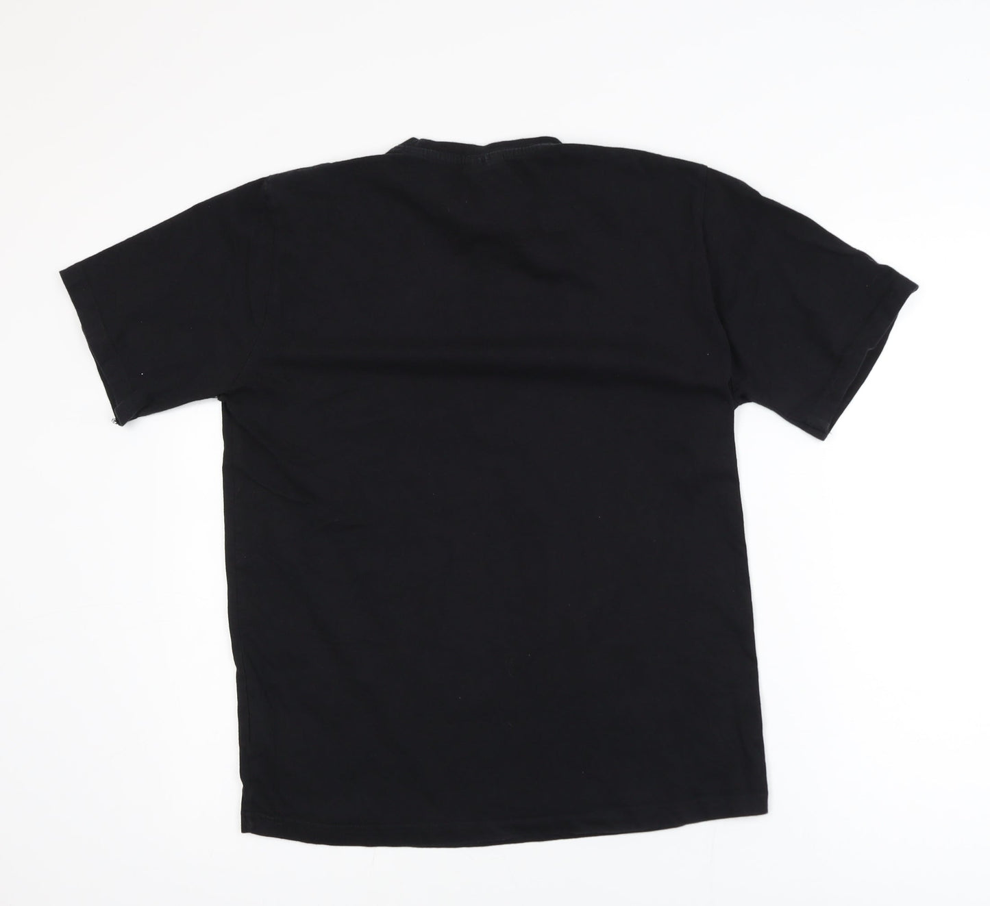 Ghostbusters Men Black Small Crew Neck Graphic Cotton T-Shirt