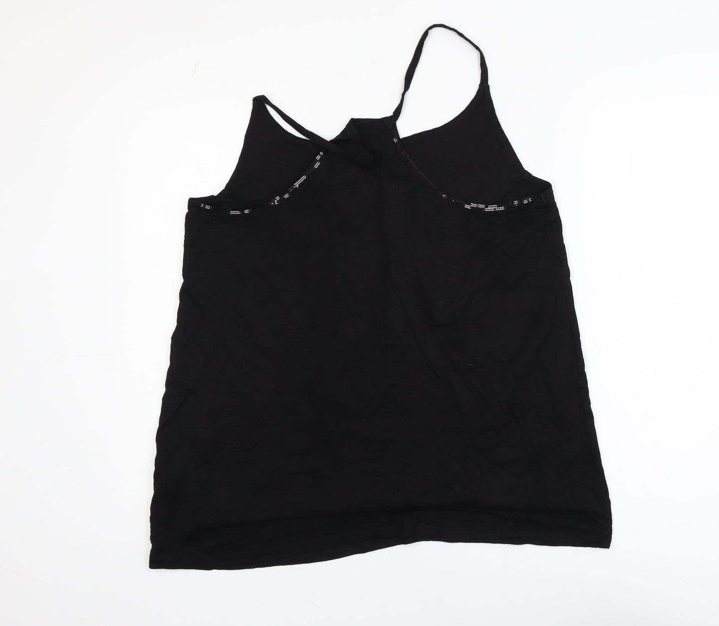 Debenhams Women’s Black Sequin Camisole Tank Top Size 18