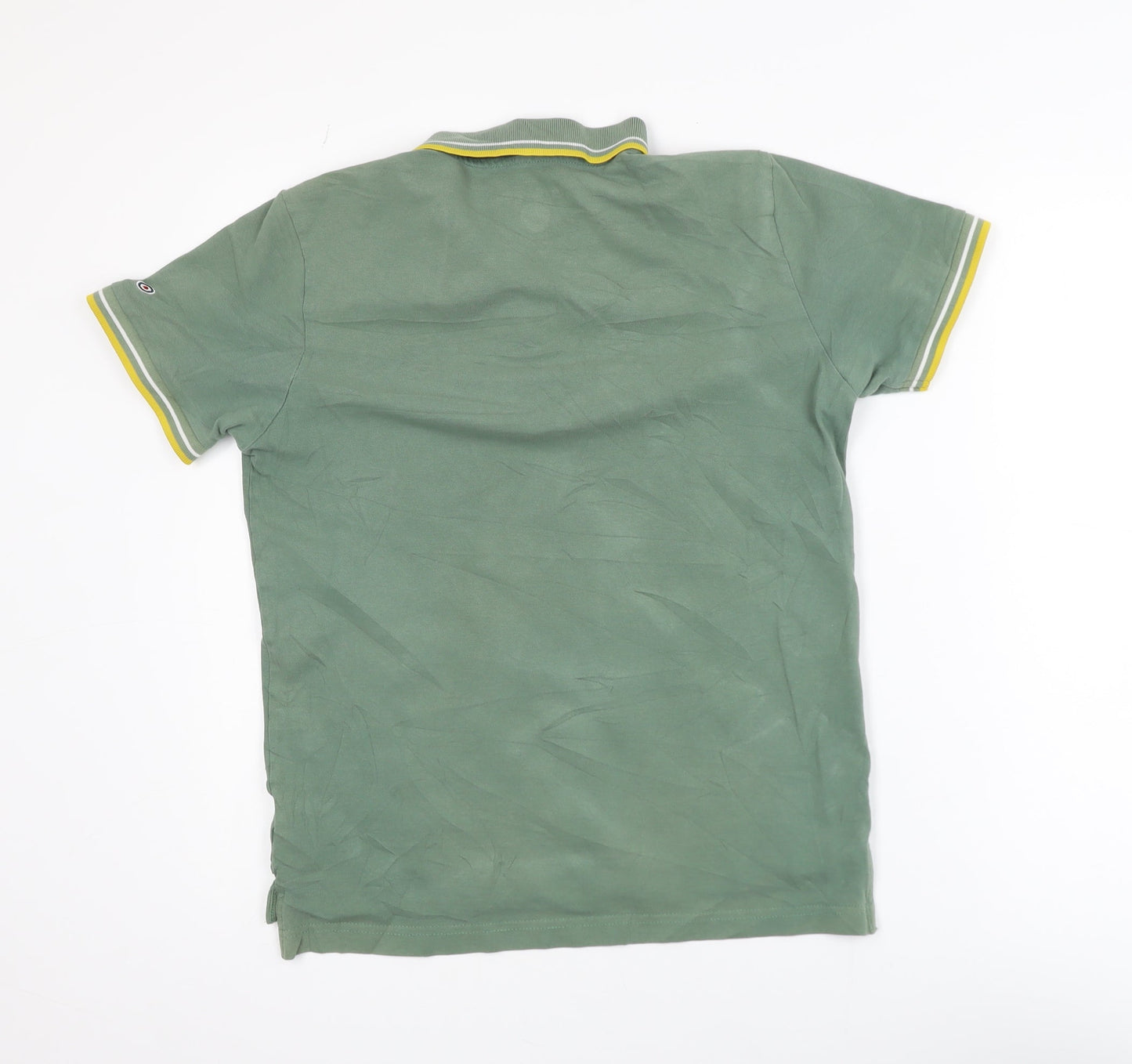 Lambretta Men’s Green Polo Shirt Small Classic Cotton Retro Style