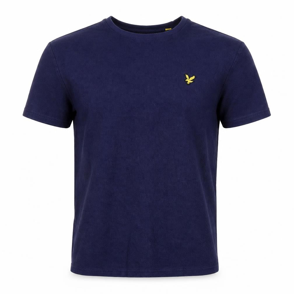 Lyle & Scott Men's Blue Cotton Crew Neck T-Shirt Size M