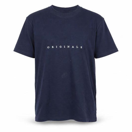 Jack & Jones Originals Men's Navy Blue Cotton T-Shirt Size S