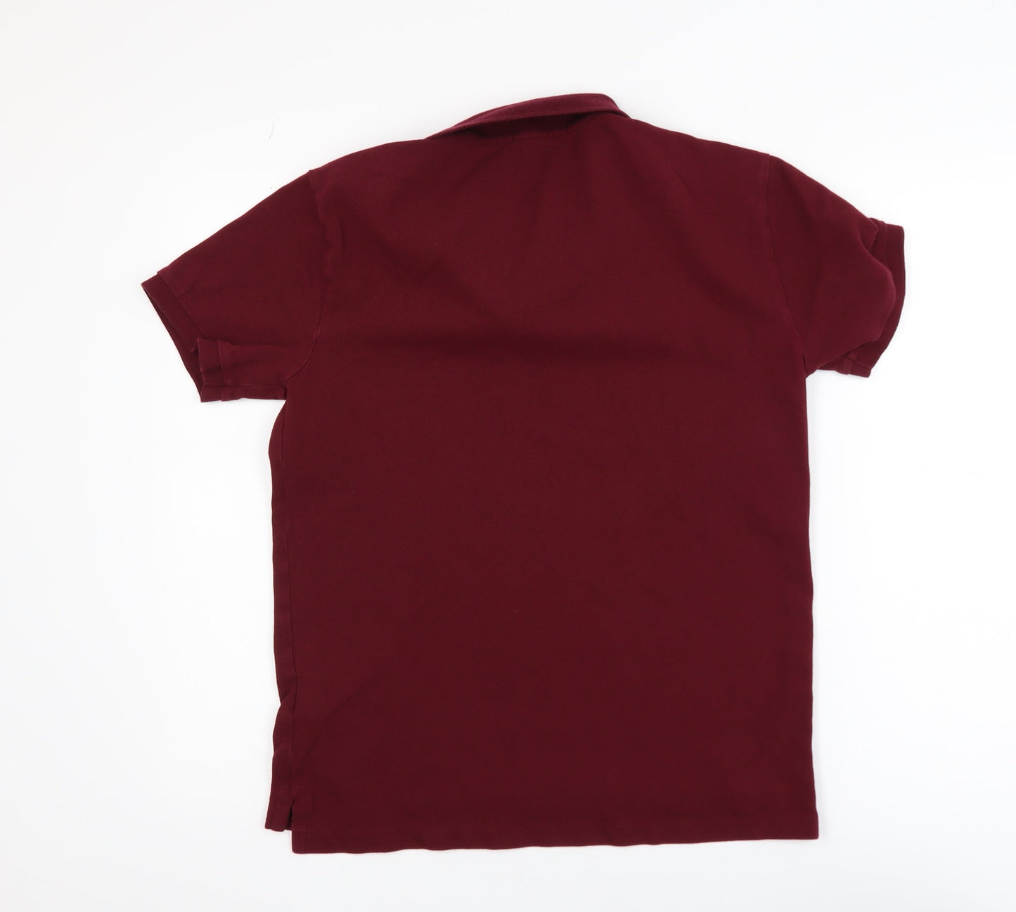 Ralph Lauren Men’s Red Slim Fit Polo Shirt Size M Short Sleeve