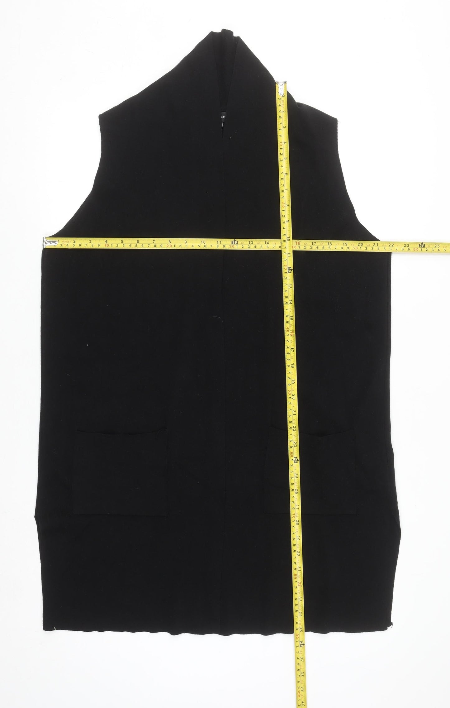 Atmosphere Women Black Knit Sleeveless Vest L