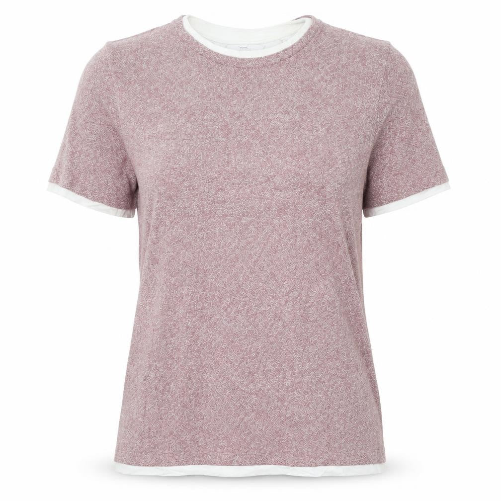 Next Women’s Red Knit Short Sleeve Regular Fit T-Shirt Size S