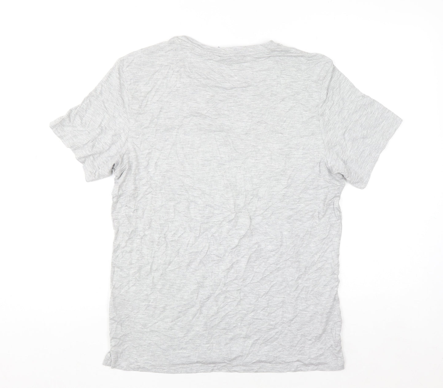 H&M Women's Grey Basic Short Sleeve Jersey T-Shirt Size S