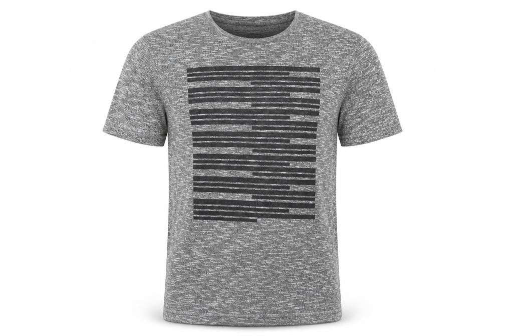 Cedarwood State Men's Grey Graphic Print Crew Neck T-Shirt Size S
