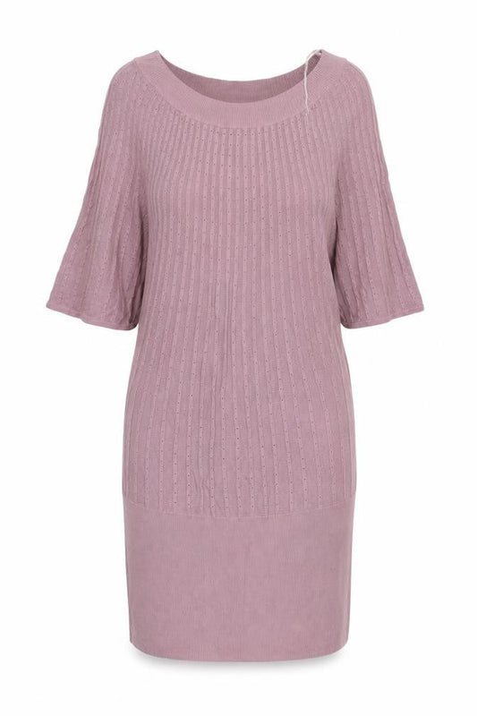 H&M Women Purple Knit Sweater Dress Size 12 Viscose Casual
