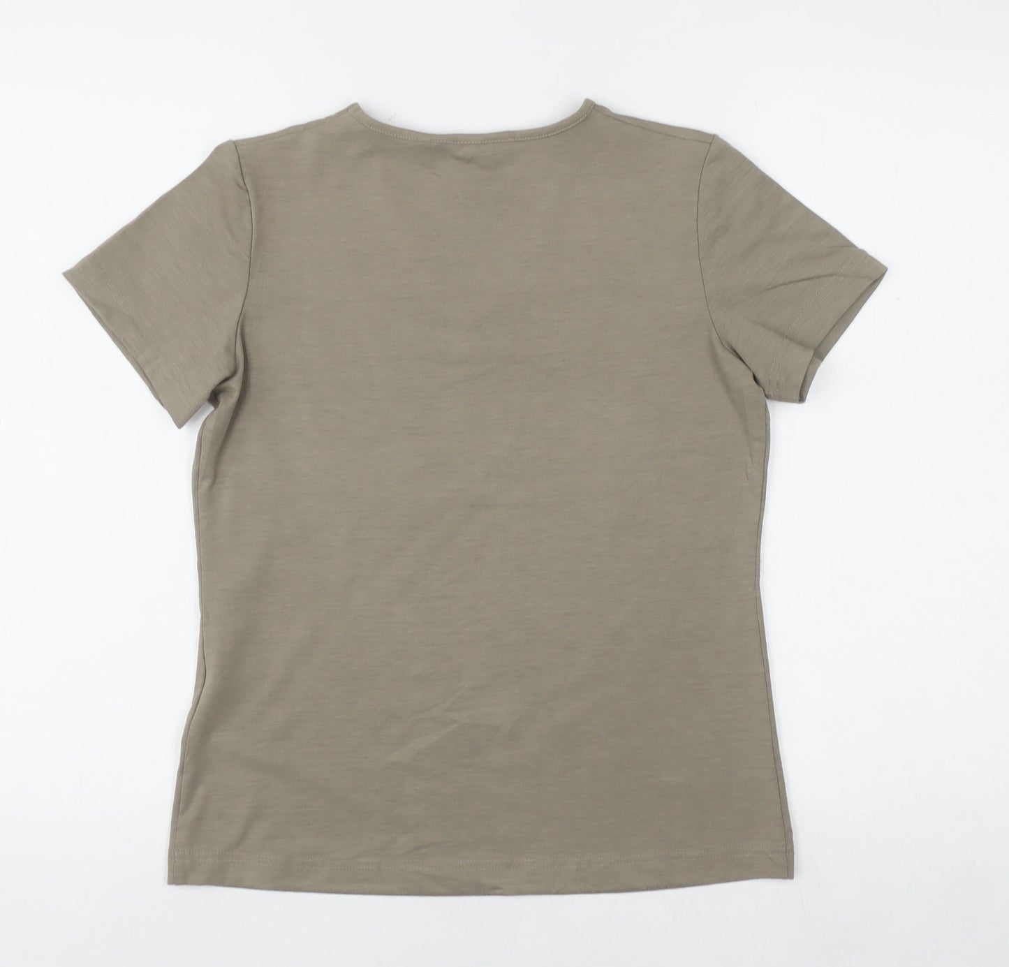 Rohan Womens XS Brown V-Neck Short Sleeve Moisture Wicking T-Shirt