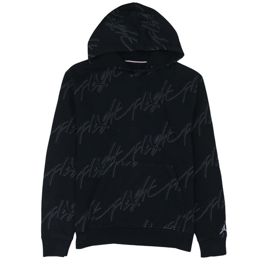 Jordan Men's Black Flight Logo Pullover Hoodie Size M