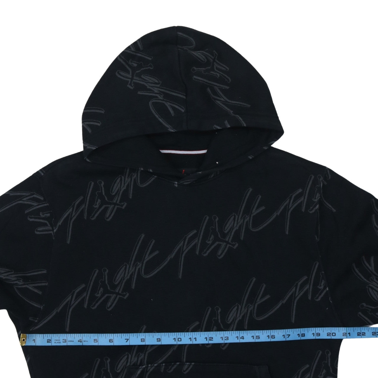 Jordan Men's Black Flight Logo Pullover Hoodie Size M