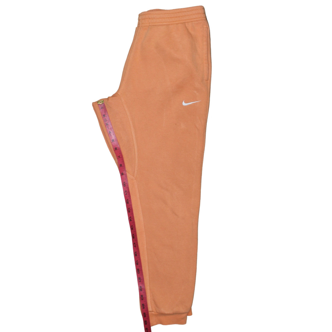 Nike Men’s Orange Regular Fit Fleece Sweatpants M
