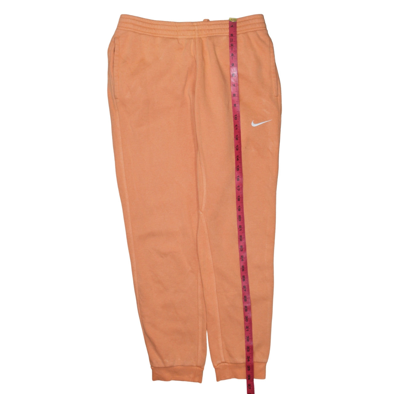 Nike Men’s Orange Regular Fit Fleece Sweatpants M
