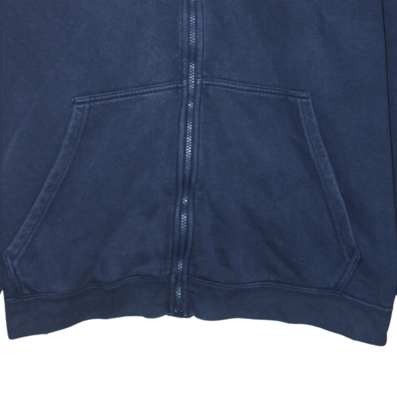 Nike Men's Blue Full Zip Hoodie 2XL Fleece Sweatshirt