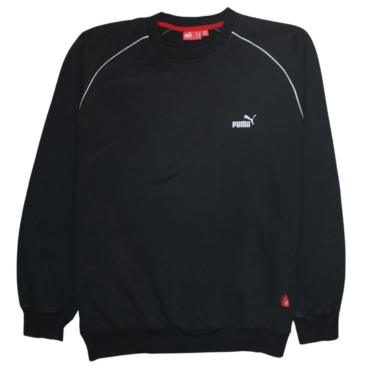 Puma Men's Black XL Crew Neck Pullover Sweatshirt
