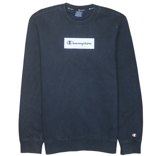 Champion Men's Black Medium Pullover Logo Sweatshirt