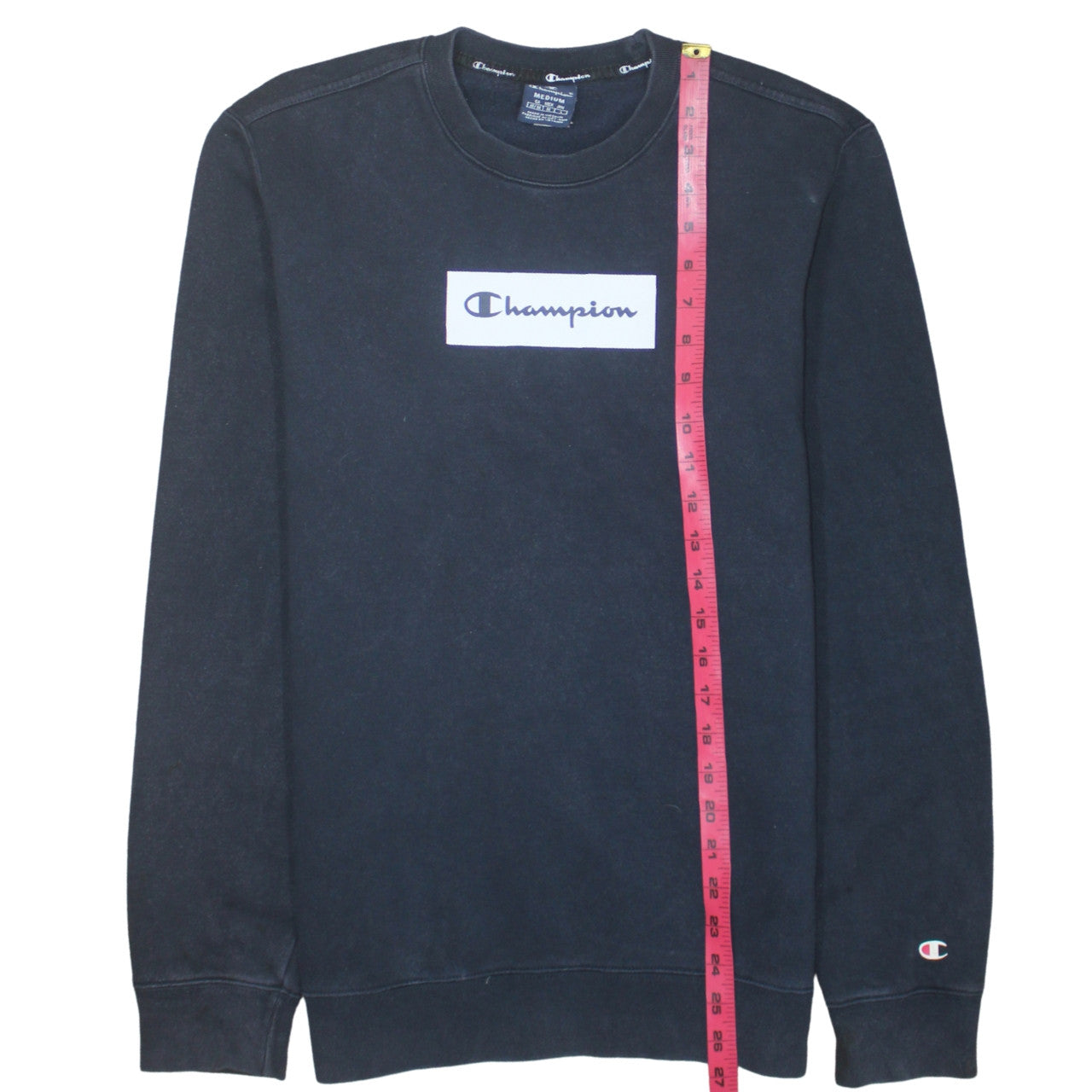 Champion Men's Black Medium Pullover Logo Sweatshirt