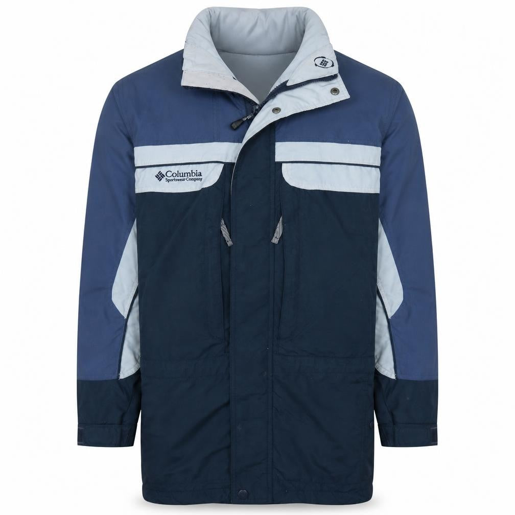 Columbia Men’s Blue Interchange Waterproof Parka Jacket M