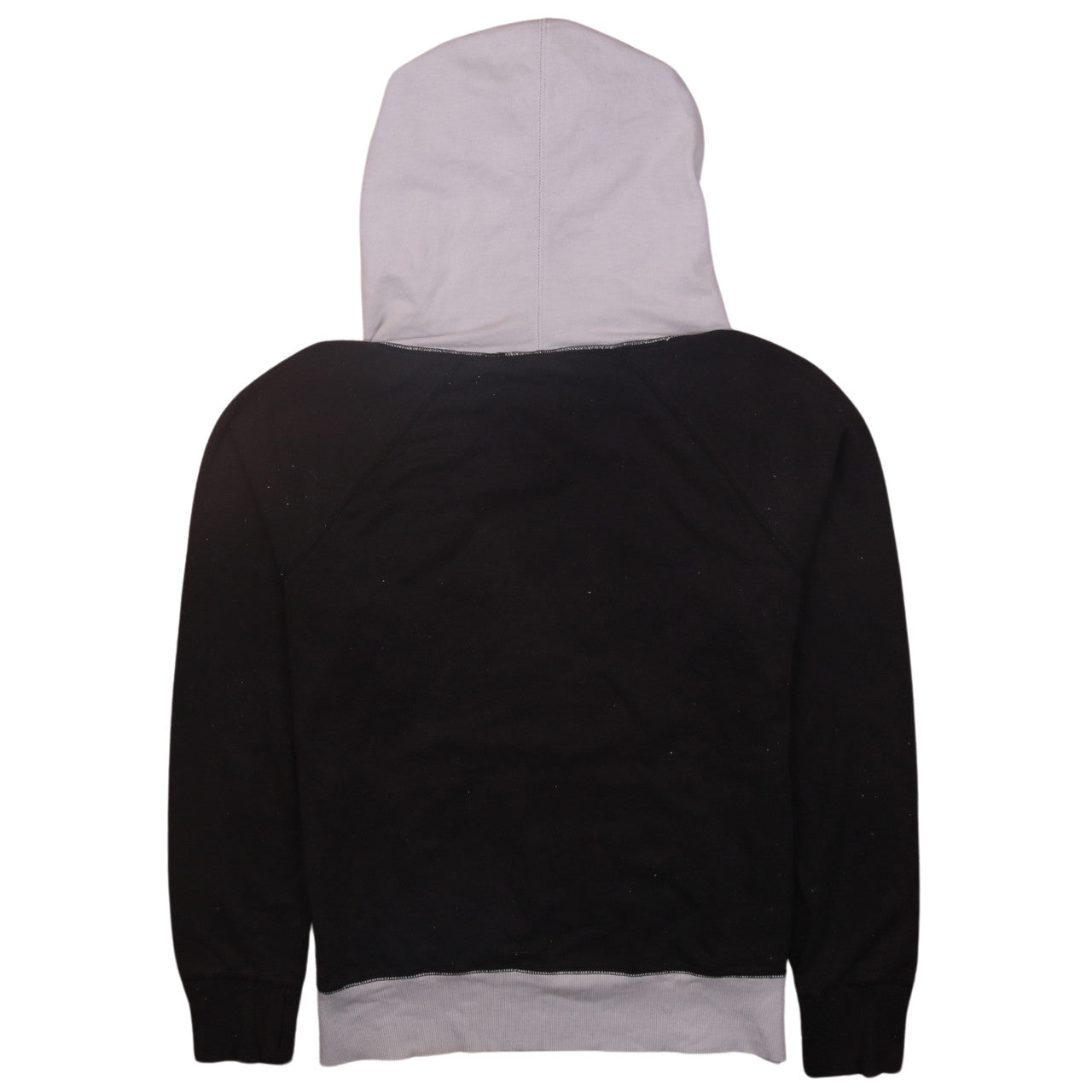 NFL Team Apparel Raiders Grey Black Men's L Pullover Hoodie