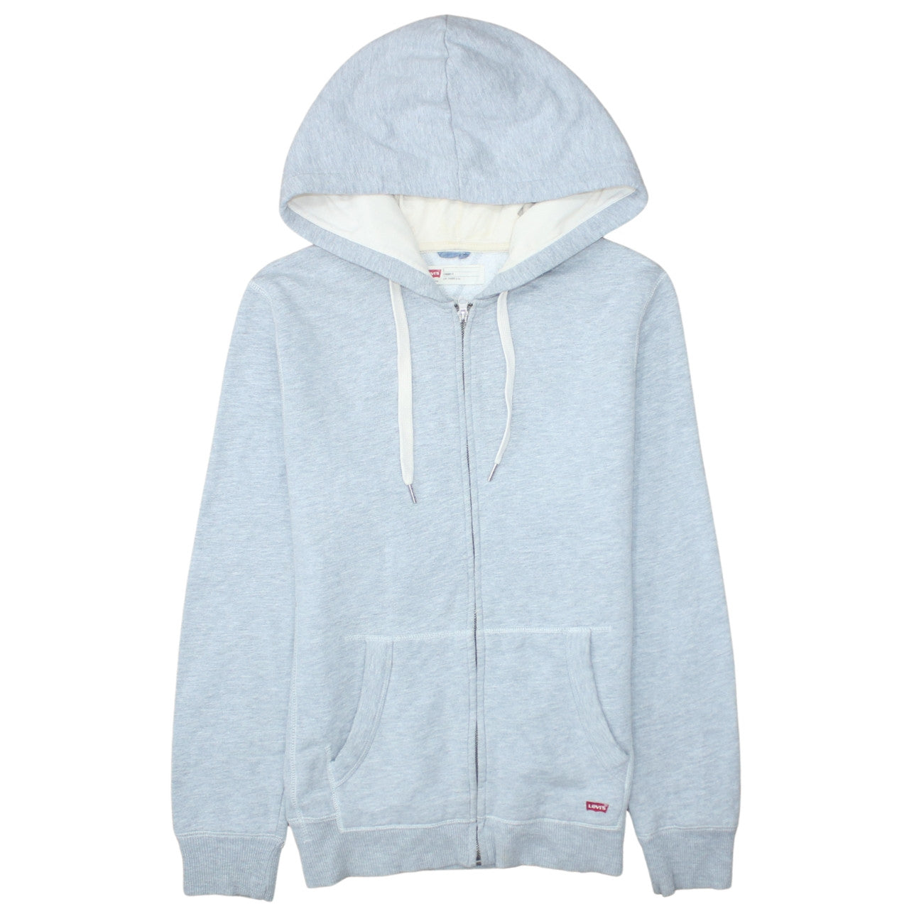 Levi's Men's Grey Full Zip Hoodie Size S Regular Fit