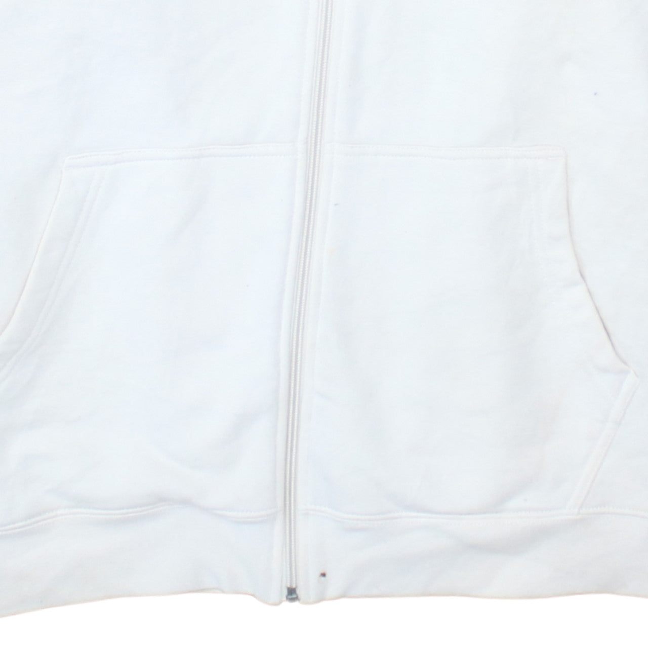 FILA Mens White Full Zip Hoodie XL Logo Sportswear