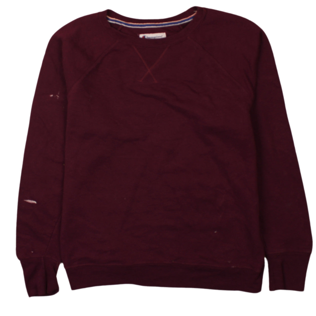 Champion Men's Red L Pullover Sweatshirt Crew Neck Fleece