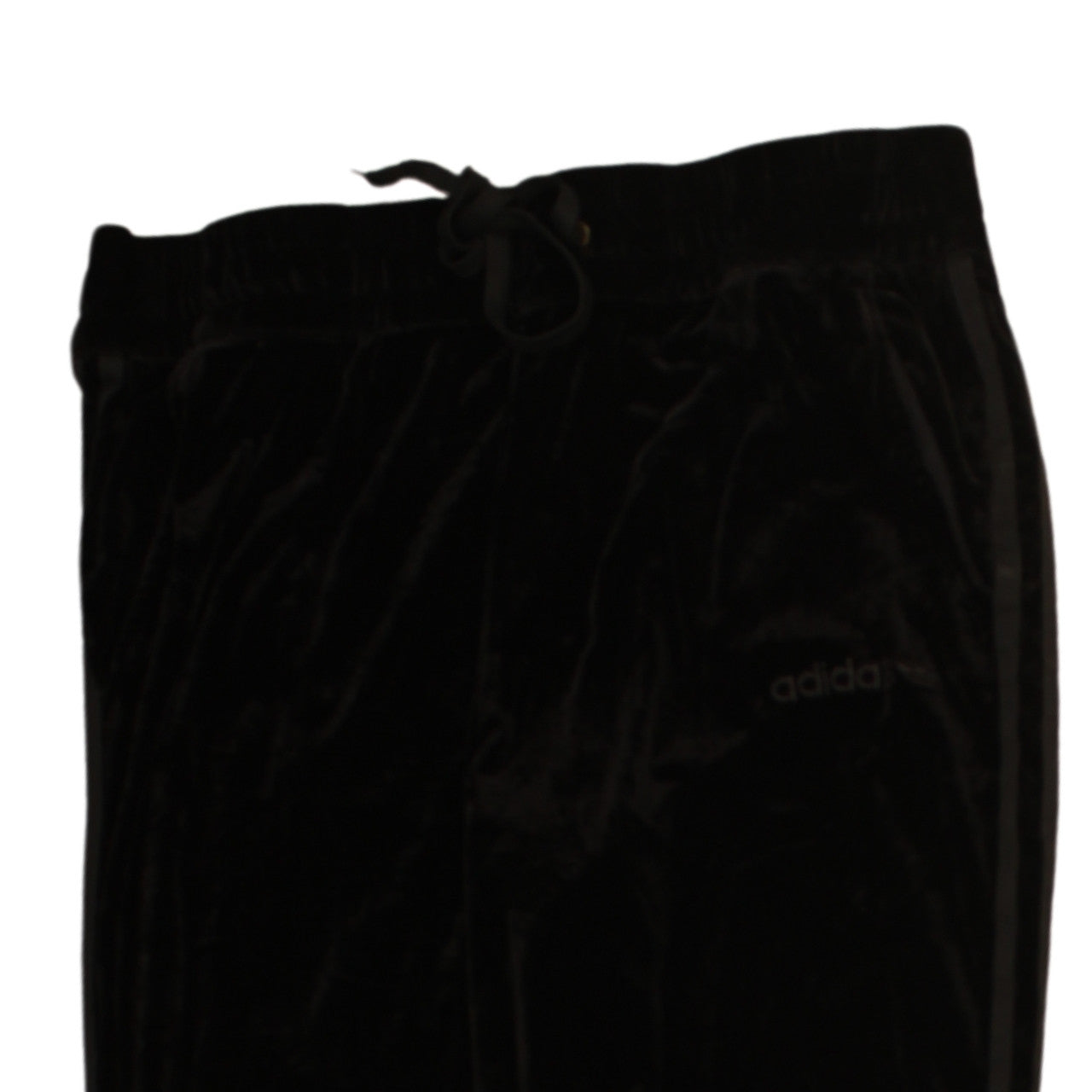 Adidas Women’s Black Velvet Straight Leg Trousers 3XL