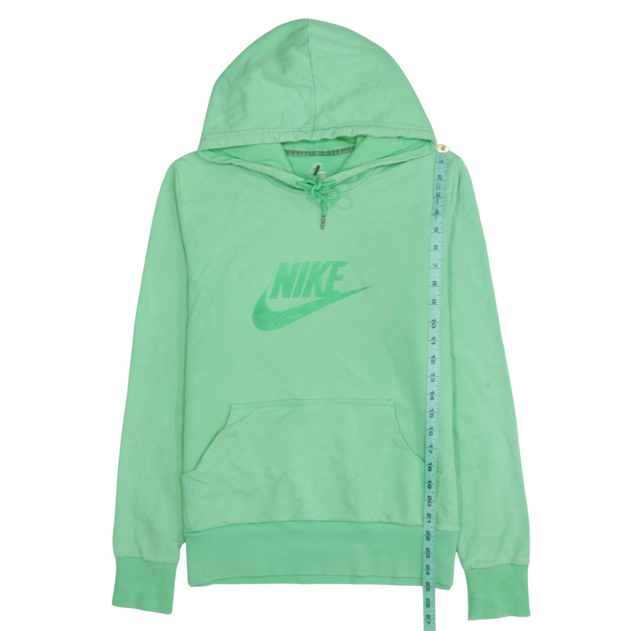 Nike Womens Green Pullover Hoodie XL Relaxed Fit Sportswear