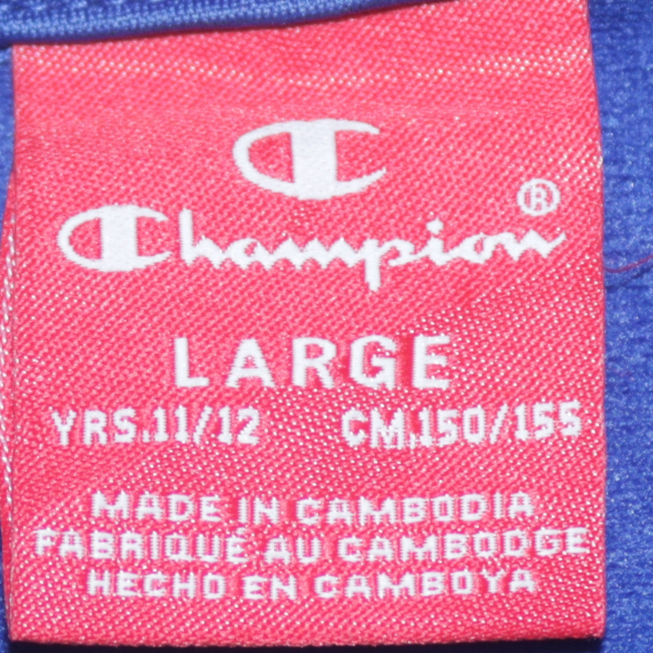 Champion Boys Blue Full Zip Collared Sweatshirt 11-12 Years