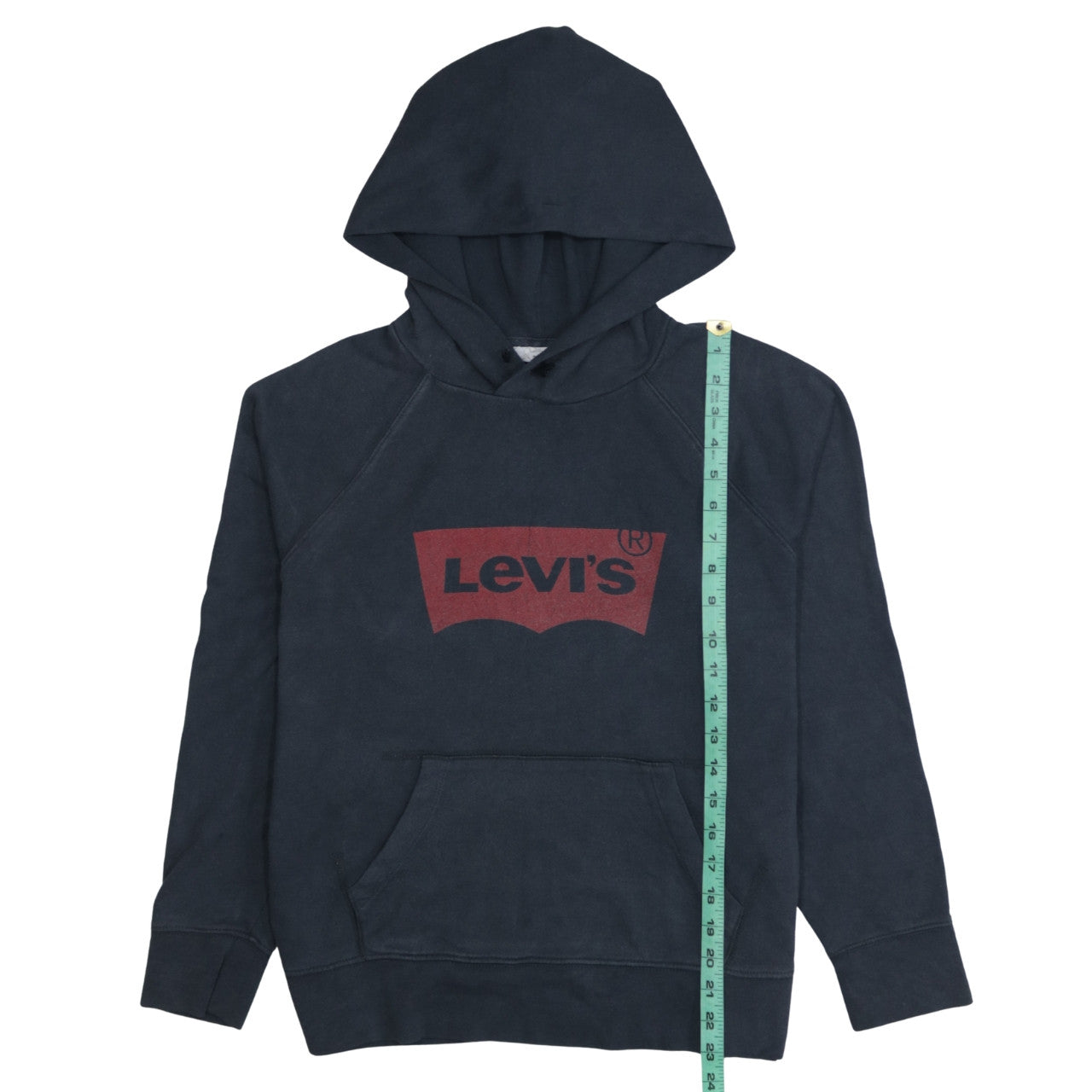 Levi's Men's Blue Logo Pullover Hoodie Size M