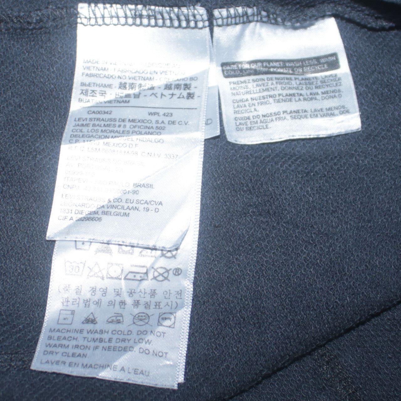 Levi's Men's Blue Logo Pullover Hoodie Size M