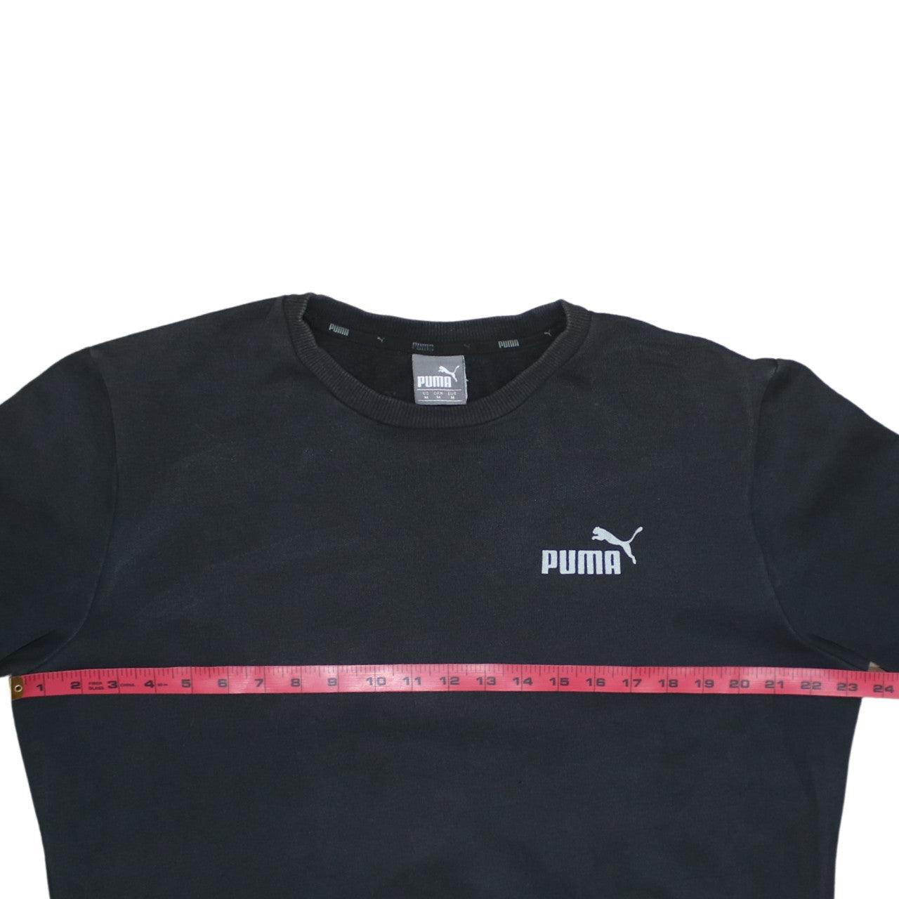 Puma Men’s Black Crew Neck Pullover Sweatshirt Size M