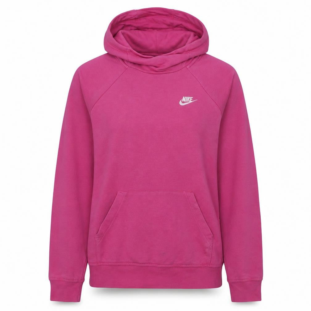 Nike Women’s Pink Pullover Hoodie Medium Cotton Blend Casual