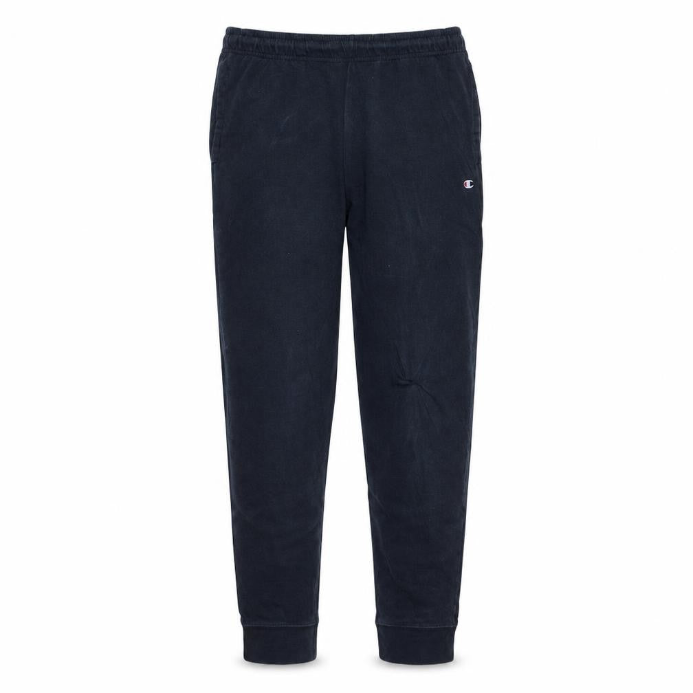 Champion Men's Black Jogger Trousers Medium Cotton Blend