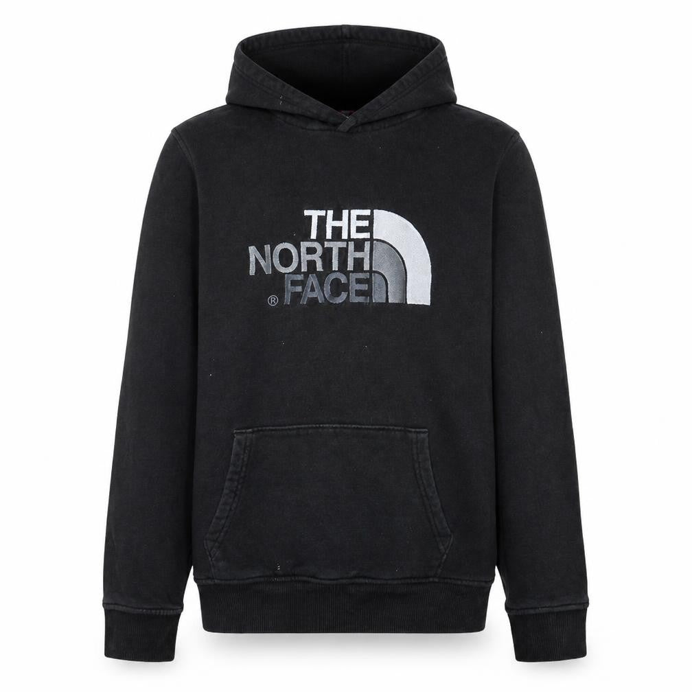 The North Face Boys Black Pullover Hoodie L Cotton Fleece Casual Warm