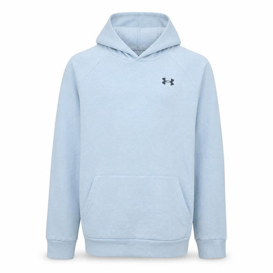 Under Armour Boys Light Blue Pullover Hoodie YXL Loose Fit